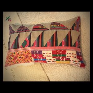 NWOT Bohemian artisan pillow covers set of 3
